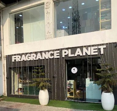 Fragrance Planet store exterior in Lekki Phase 1, Lagos